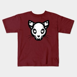 Skull kitty Kids T-Shirt